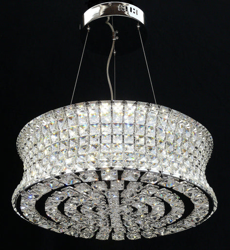 10/45/150 Polished Chrome 130cm Suspended Light