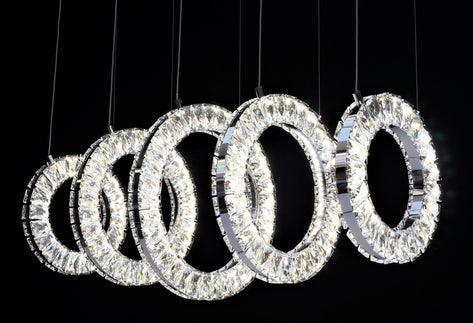 Polished Chrome 500/90 Carousel Suspended Light