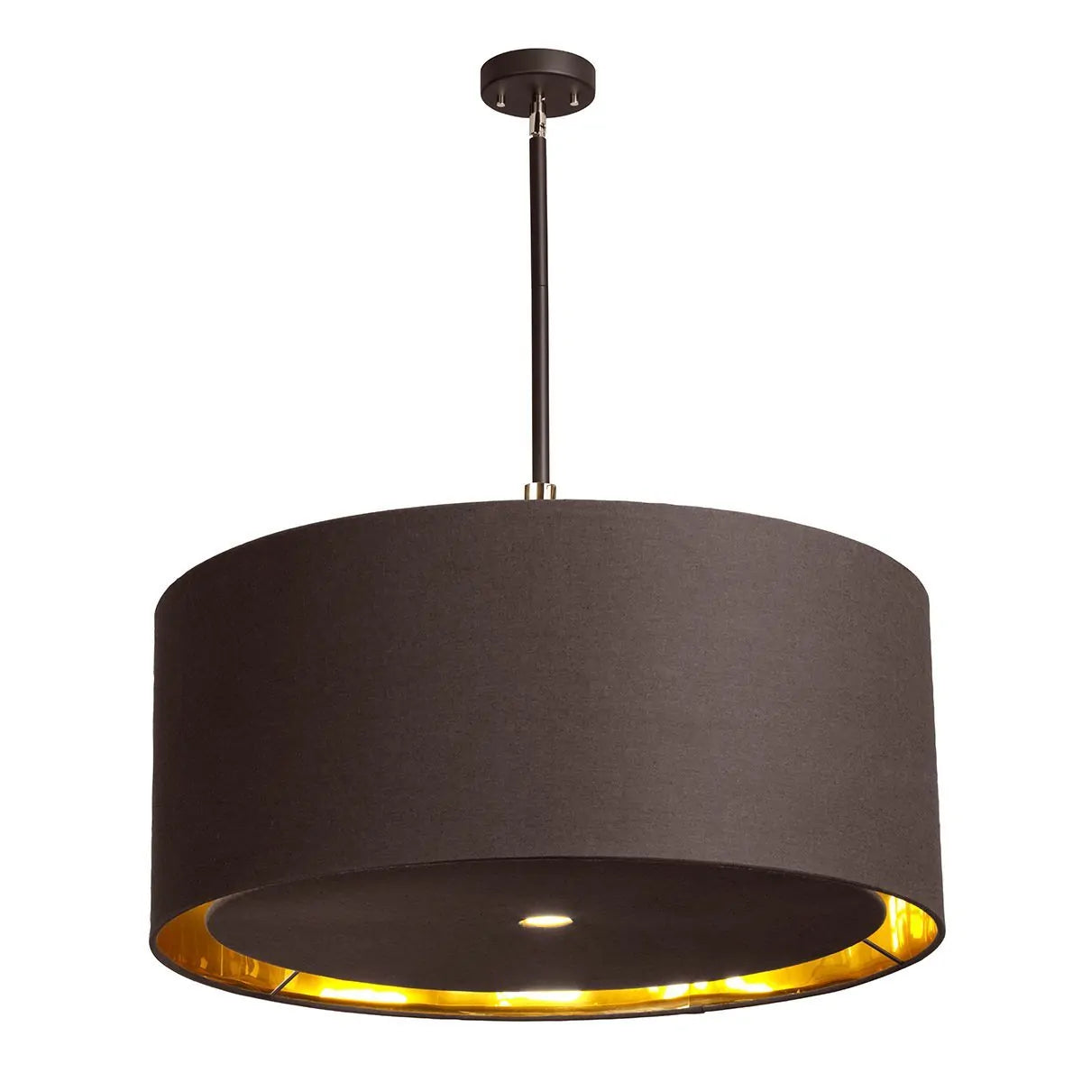 Elstead BALANCE/PXL BRPB Balance 4Lt Brown Polished Brass Ceiling Pendant