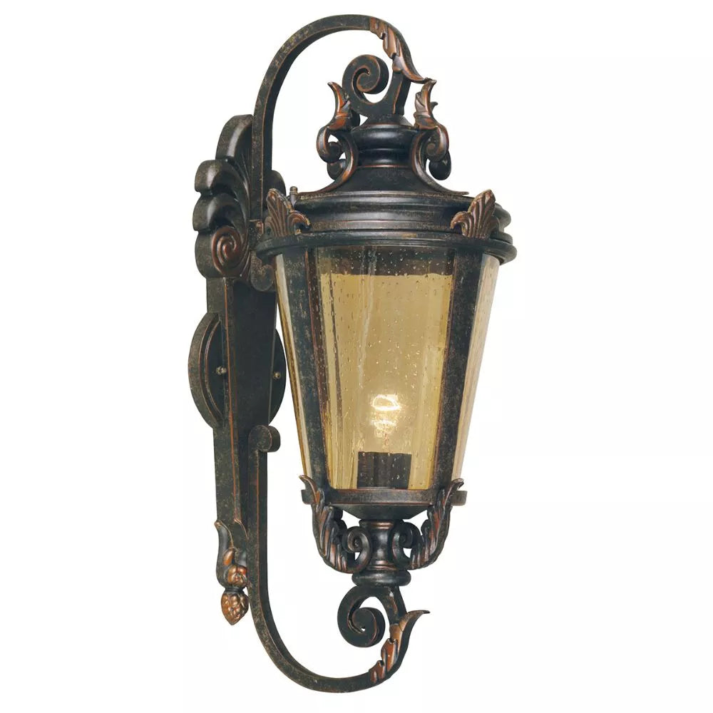 Weathered Bronze Elstead Baltimore Large Outdoor Wall Lantern ELS/BT1/L