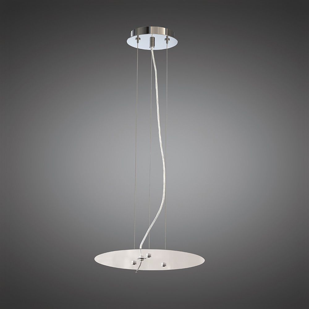 M5031 Mantra Nordica Pendant Kit 43CM Polished Chrome White Acrylic