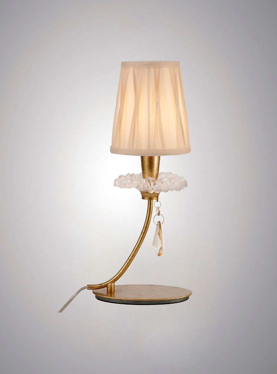 M6296 Mantra Sophie Single Table Lamp Gold