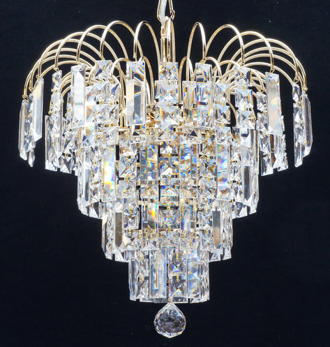 French gold 125/36/5 Bocelli 5 Light Suspended Light