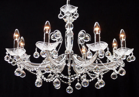 Concerto 8-Light Multi-Arm Light, Polished Chrome, B-1524/8