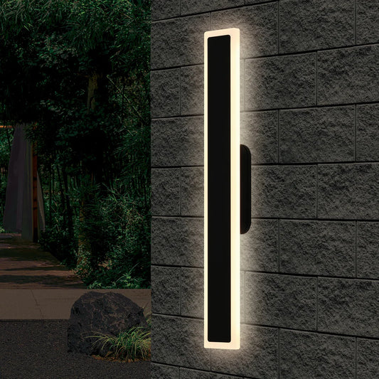 10w linear Integrated LED Indoor & Outdoor Wall Light in Black, Model LX-Lin60S