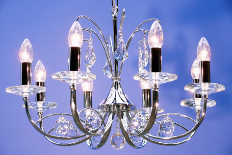 Polished chrome 1631/8 Handel Multi Arm Light