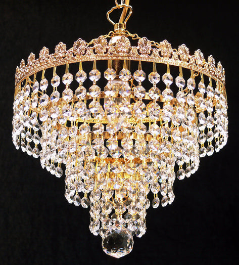 Suspended Light, Polished Chrome, 166/10"/1