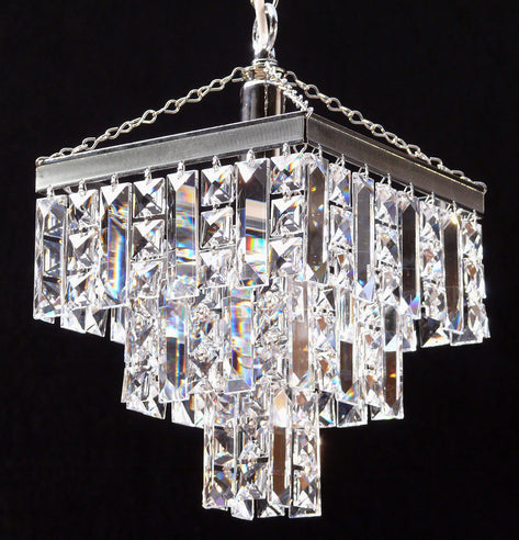 180/8"/1 Tempo 20cm Polished Chrome Suspended Light