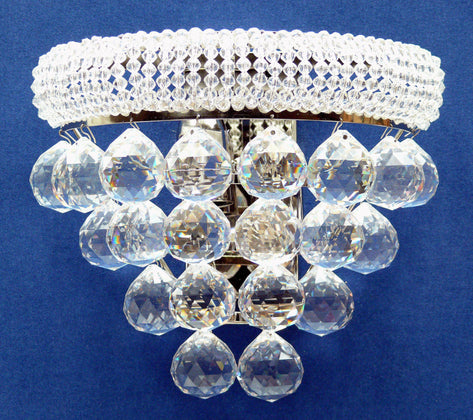 320/2 Placido Polished Chrome Wall Light