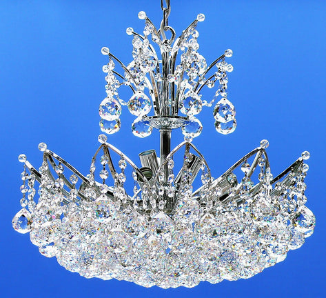 3721/509 Excellent Lighting Domingo Polished Chrome 9 Light Suspended Light