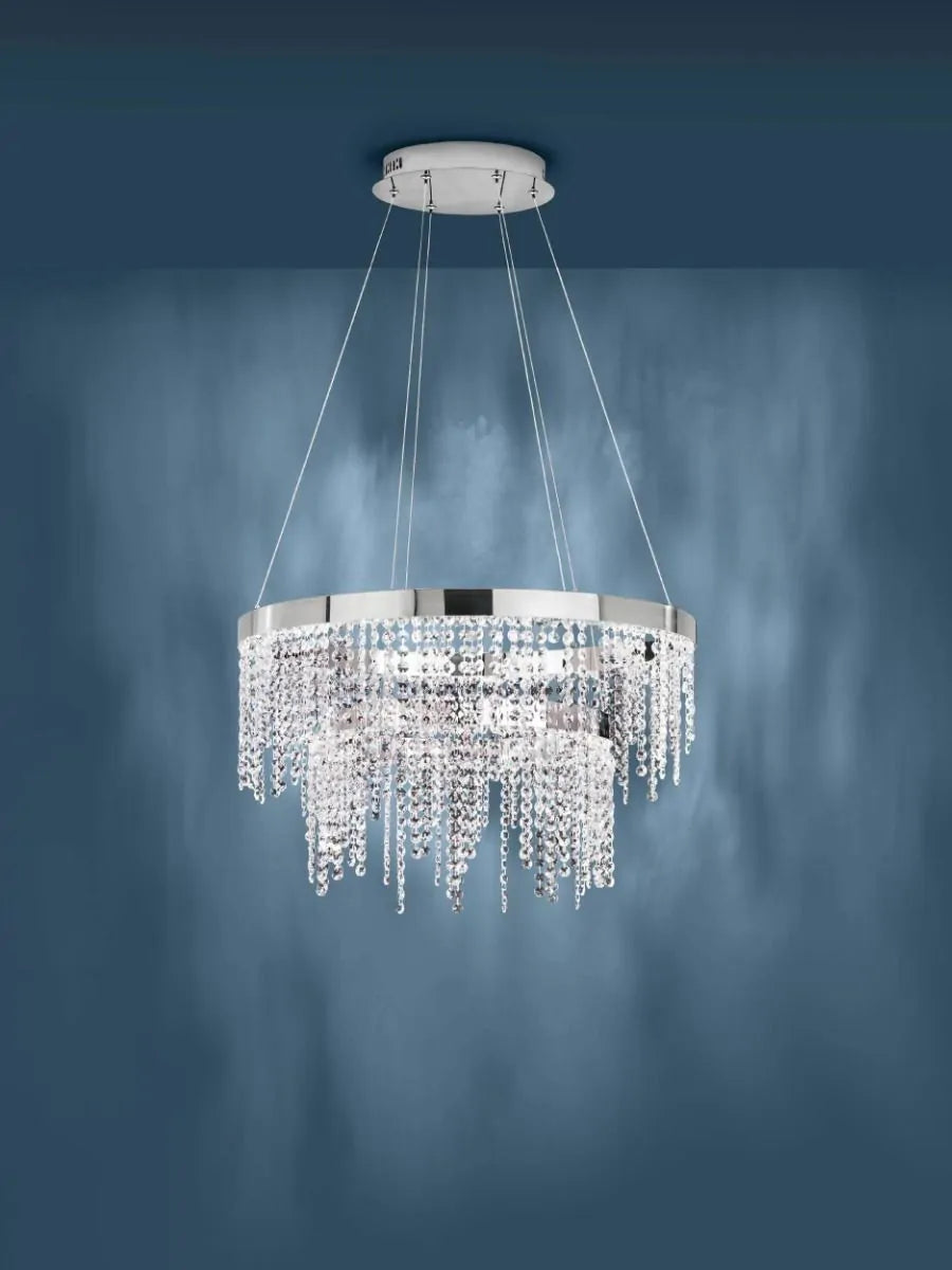 LED Crystal Pendant Eglo Ceiling Light Antelao 39281