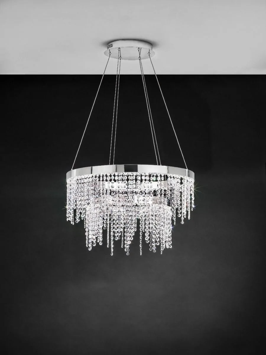 LED Crystal Pendant Eglo Ceiling Light Antelao 39281