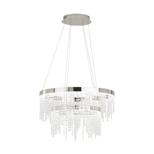 LED Crystal Pendant Eglo Ceiling Light Antelao 39281