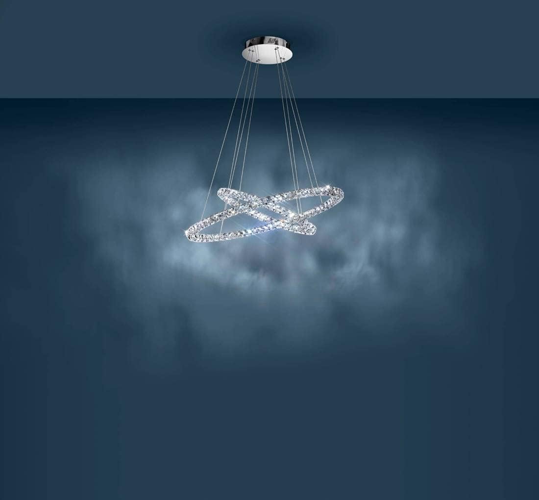 LED Crystal Pendant Toneria Eglo Ceiling Light 93946
