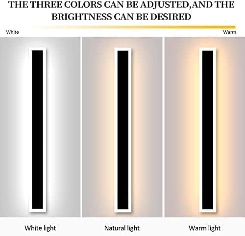 10w linear Integrated LED Indoor & Outdoor Wall Light in Black, Model LX-Lin60S