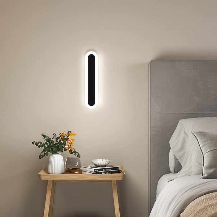 6w Integrated LED Outdoor Wall Light in Black, Model LX-Lin30R