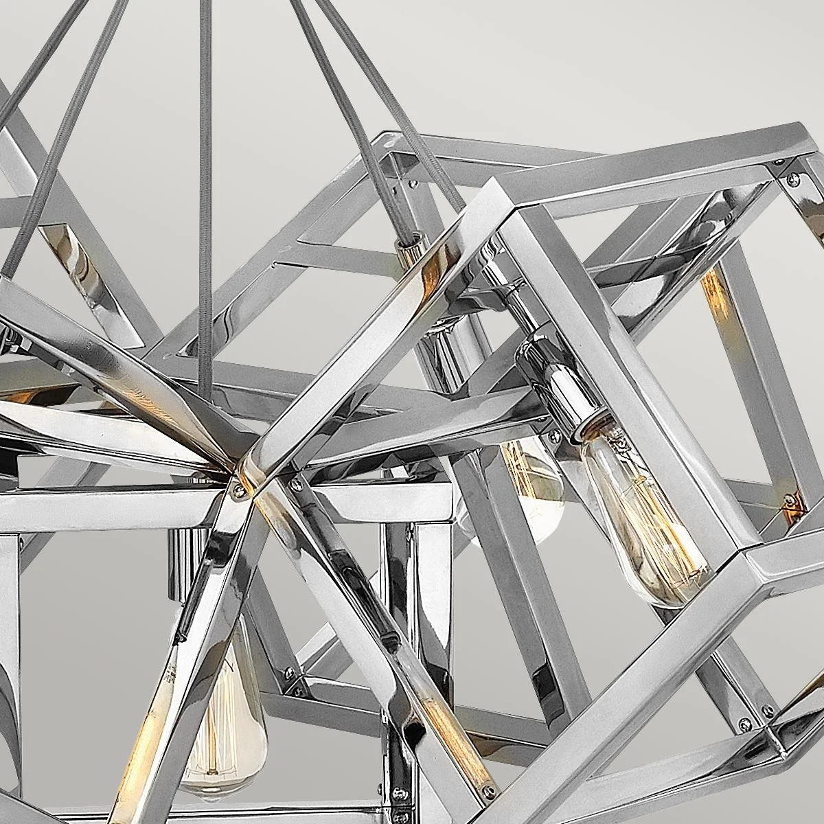 Quintessentiale Ensemble 5 Light Pendant in Polished Nickel QN-ENSEMBLE5P-PN