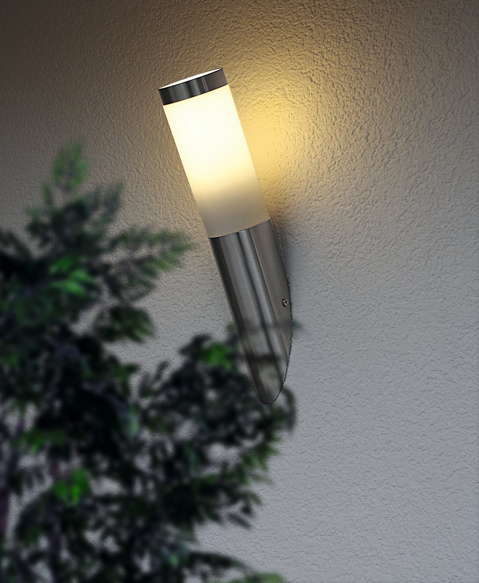 81753,  HELSINKI wall lamp made of plastic and stainless steel