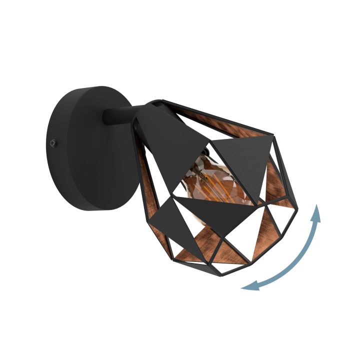 43715  CARLTON 7-spot steel, aged copper in color