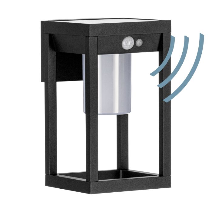 900804  MARTANO wall light aluminium black / plastic white