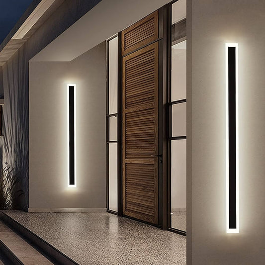 15w LINEAR Integrated LED Outdoor Wall Light in Black, Model LX-Lin90S