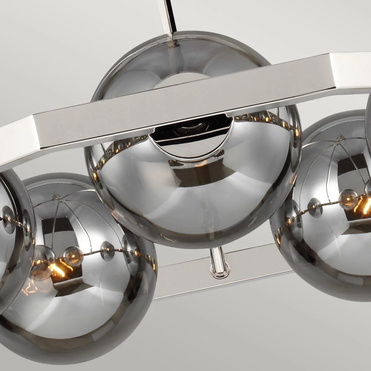 Quintessentiale Harper 5 Light Chandelier in Polished Nickel QN-HARPER5