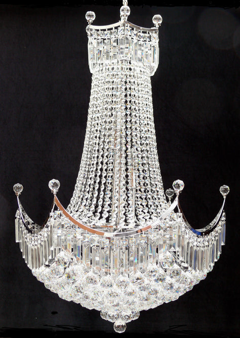 Ella Suspended Light in Polished Chrome, EMP178/70/18