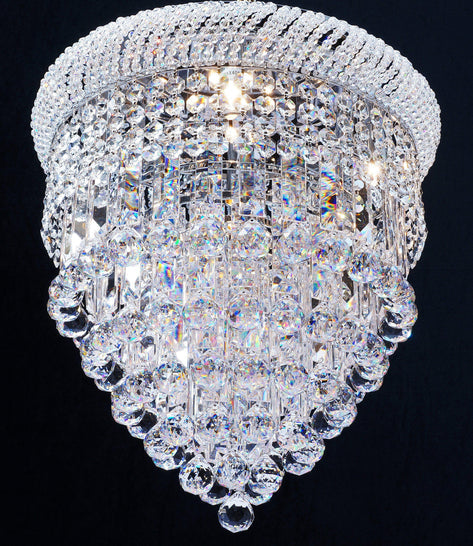 Placido EXT Flush Light, Polished Chrome, FL320/38/7