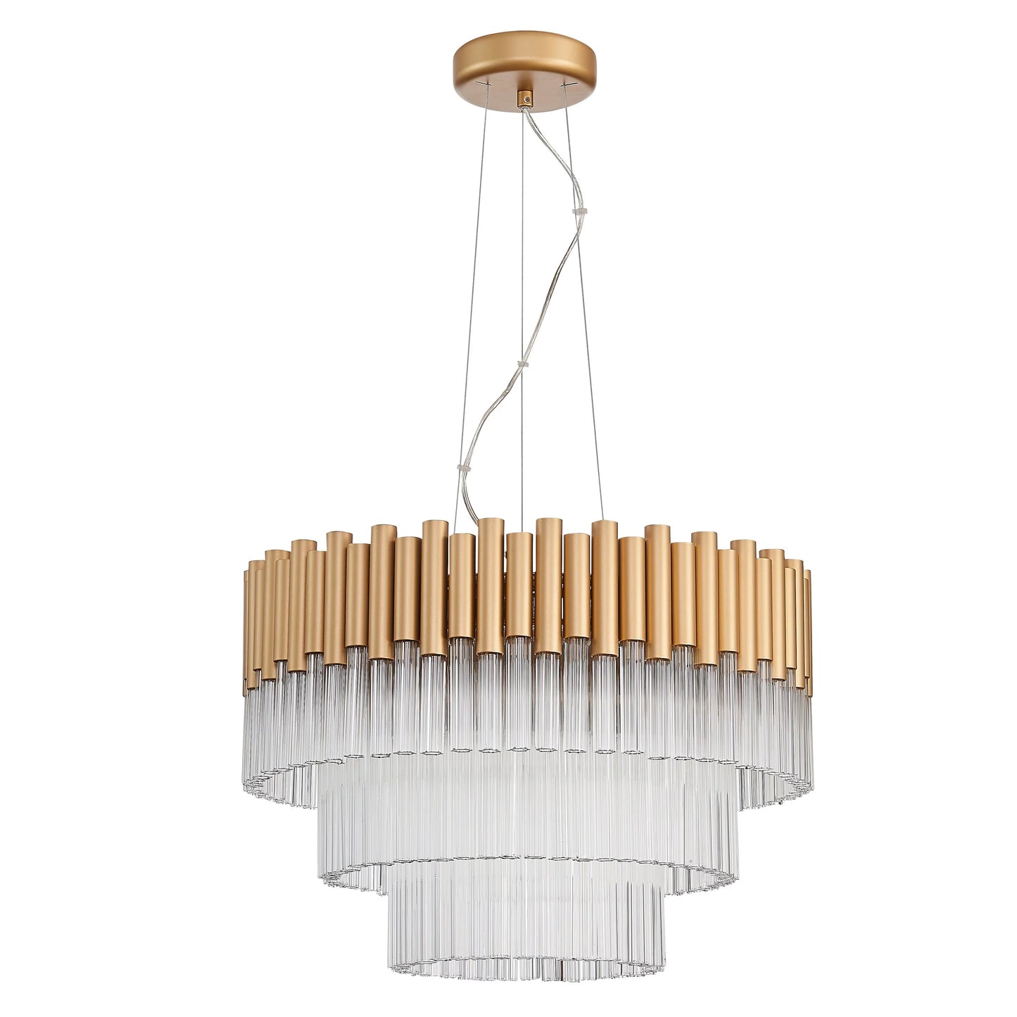 Gold LXHARR050GD7DECO LX-Harrogate 7 Bulb Decorative Ceiling Pendant Light