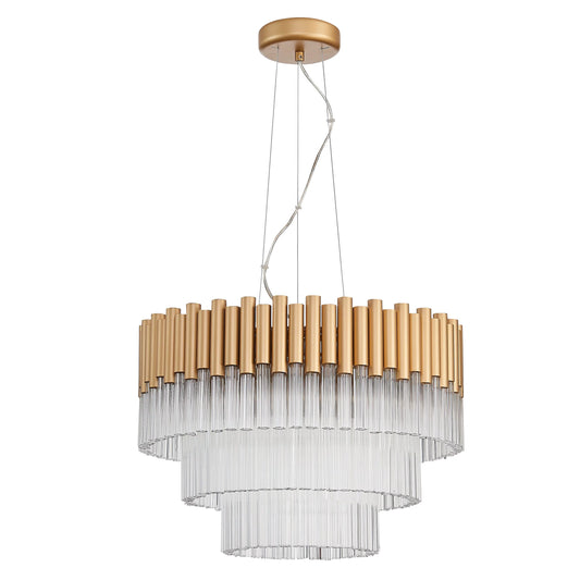 Gold LXHARR050GD7DECO LX-Harrogate 7 Bulb Decorative Ceiling Pendant Light