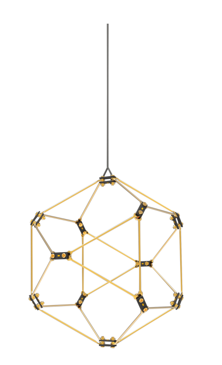 Single pendant done in brass, Lucciola Single Pendant D16.5 MD18001068-1ABRS