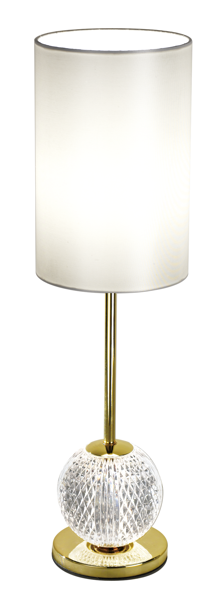 Table Lamp Diamante in Gold with Pearl Shade Gold Pearl Shade Diamante Table Lamp MT20001012-1CGOL