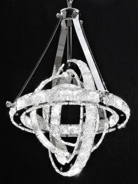 Chrome-plated 300/30 Oliver 30-cm Suspended Light