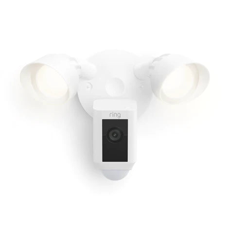 Ring Wired Plus Floodlight Cam White