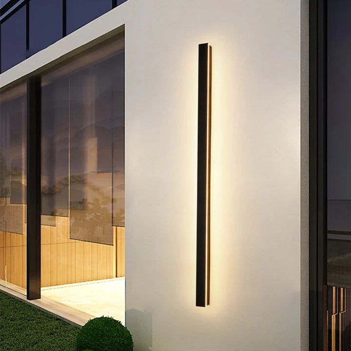 6w Integrated LED Indoor & Outdoor Wall Light in Black, Model LX-Lin30E