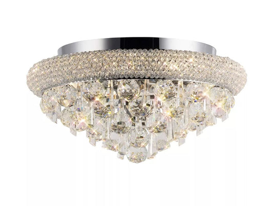 IL31445 Diyas Alexandra Ceiling Lighting, 6 Lights, Polished Chrome.