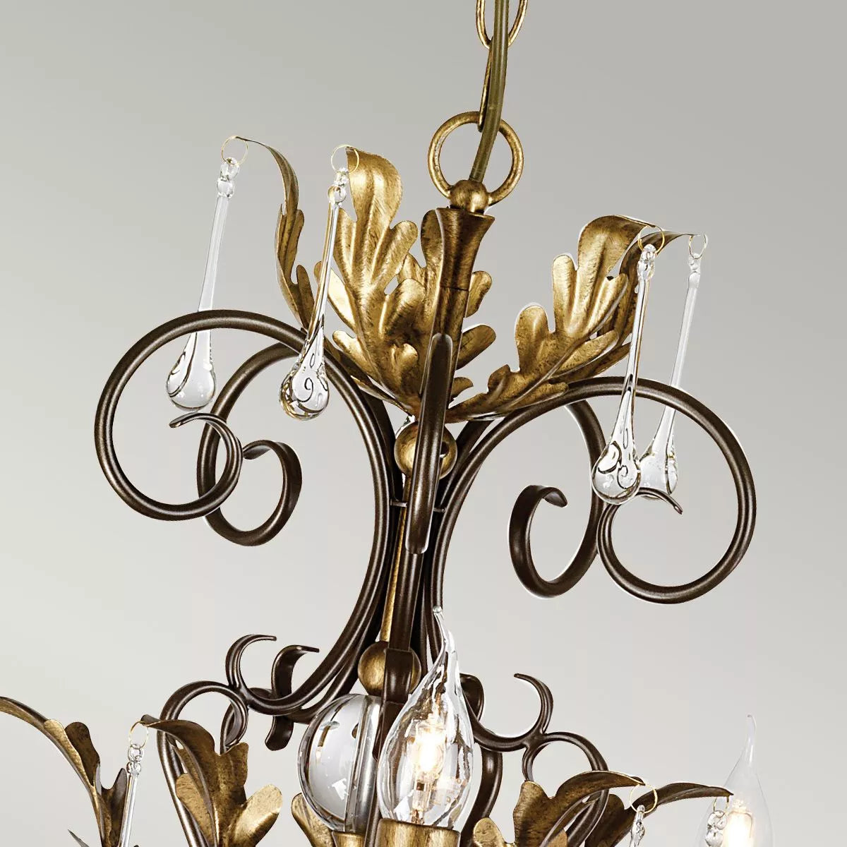 Bronze ELS/AML15 Elstead Amarilli 15lt Chandelier
