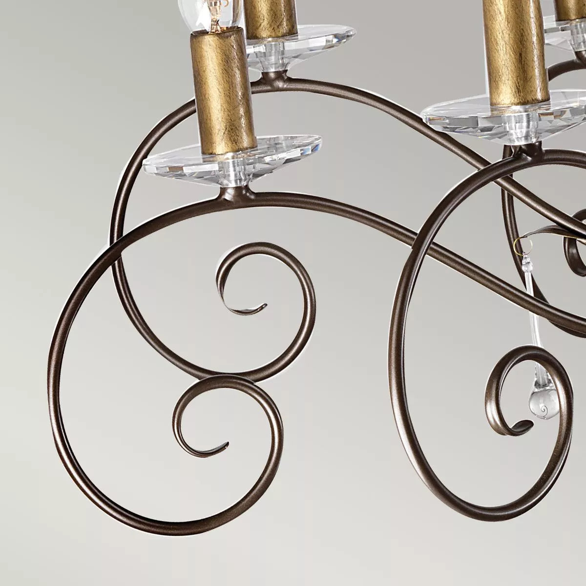 Bronze ELS/AML15 Elstead Amarilli 15lt Chandelier