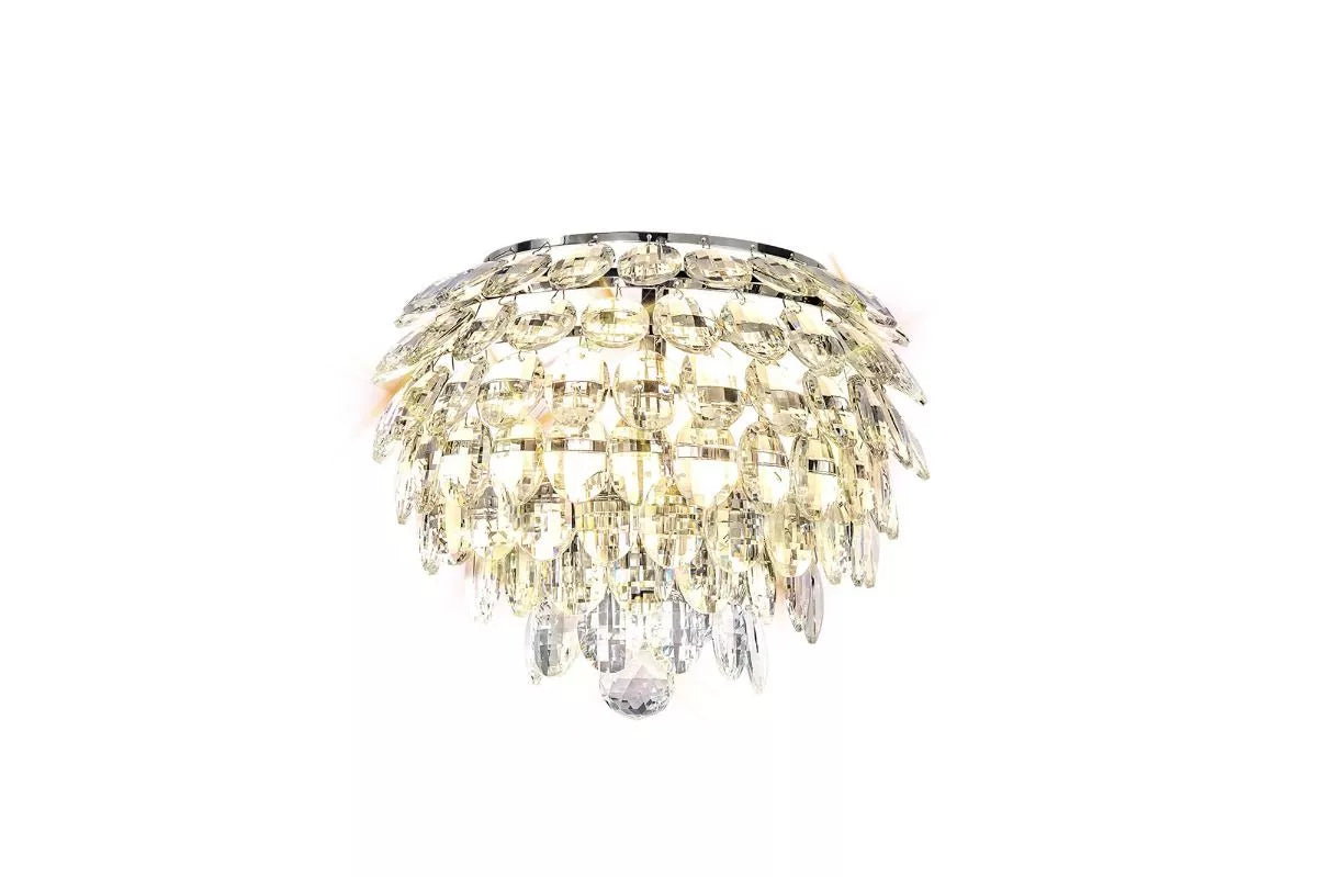 Diyas Coniston IL32828 Polished Chrome Frame Crystal 2 Light Wall Light