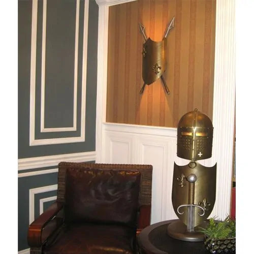 Elstead Crusader CRUSADER W/L 2 light Burnished Bronze Wall Light