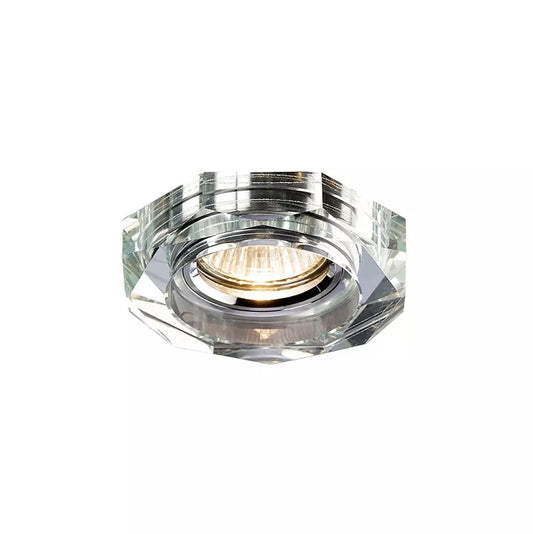 Diyas IL30823CH Deep Hexagonal Rim Only Clear Crystal Downlight