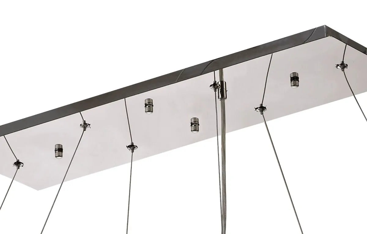Empire Crystal 14 Light Bar Pendant with Polished Chrome Frame by Diyas IL31733