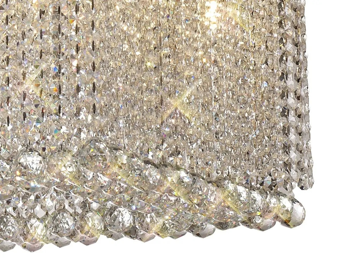 Empire Crystal 14 Light Bar Pendant with Polished Chrome Frame by Diyas IL31733