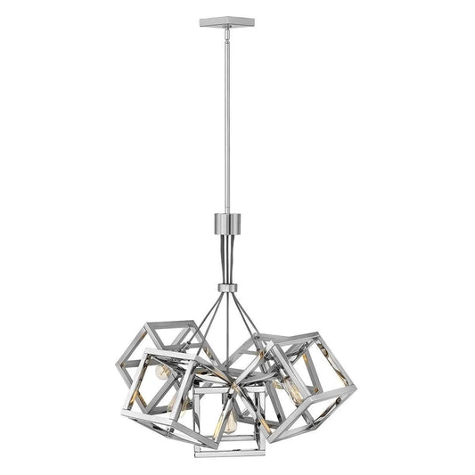 Quintessentiale Ensemble 5 Light Pendant in Polished Nickel QN-ENSEMBLE5P-PN