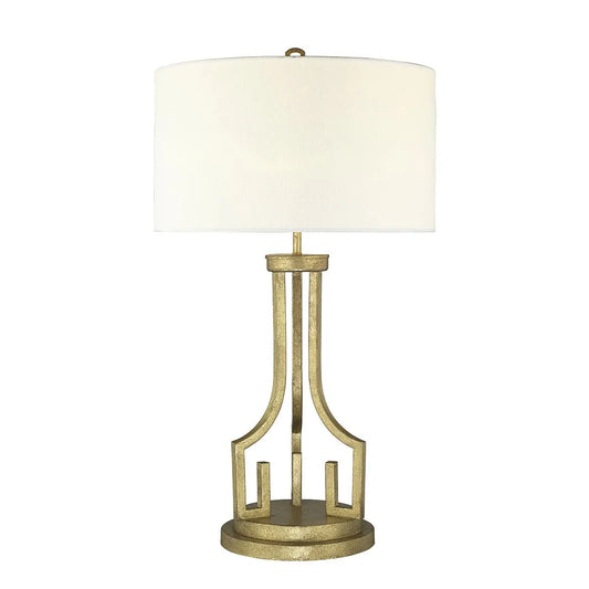 Distressed gold gilded Nola Lemuria table lamp GN/LEMURIA TL