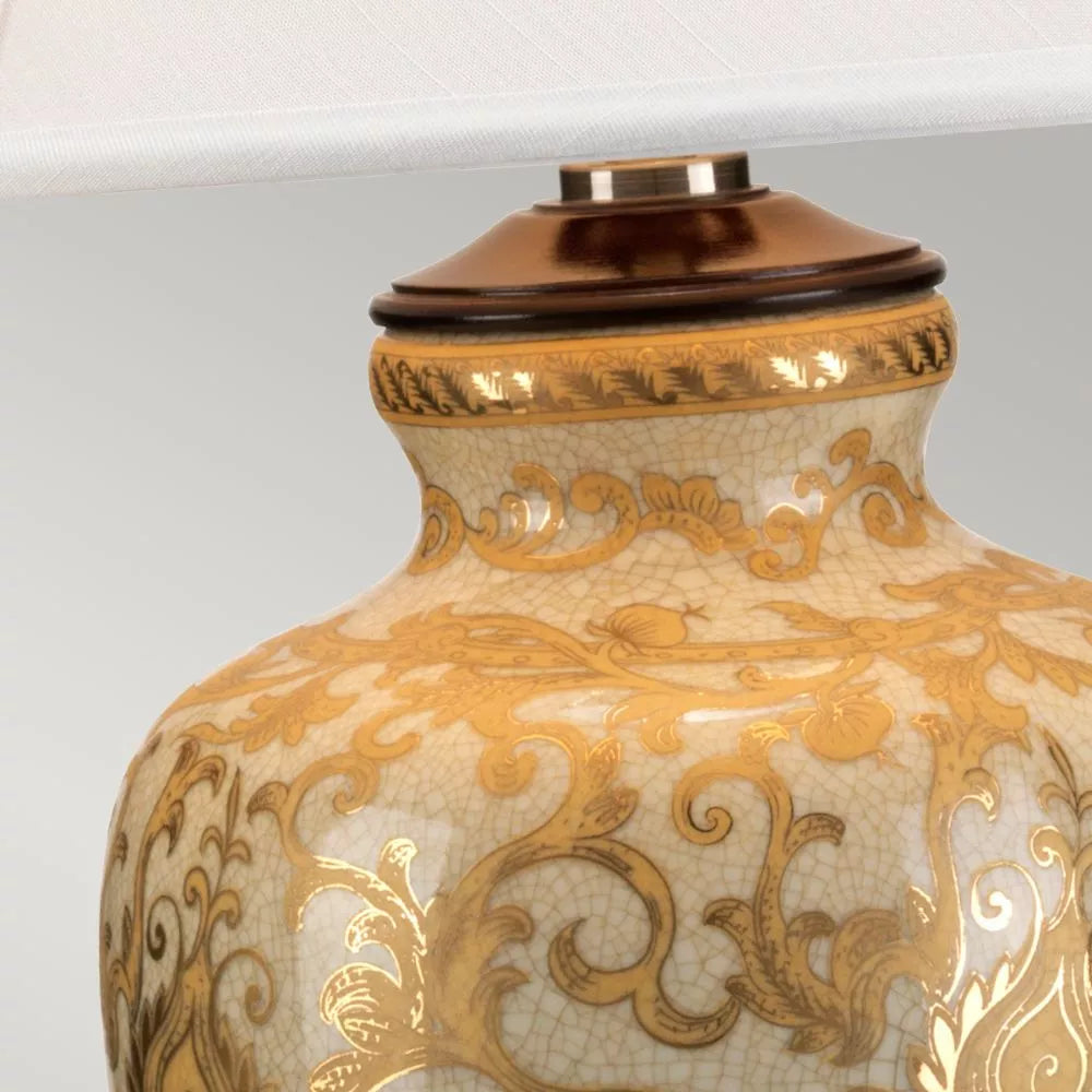 Elstead GOLD-THISTLE-TL Gold Thistle 1 Light Table Lamp