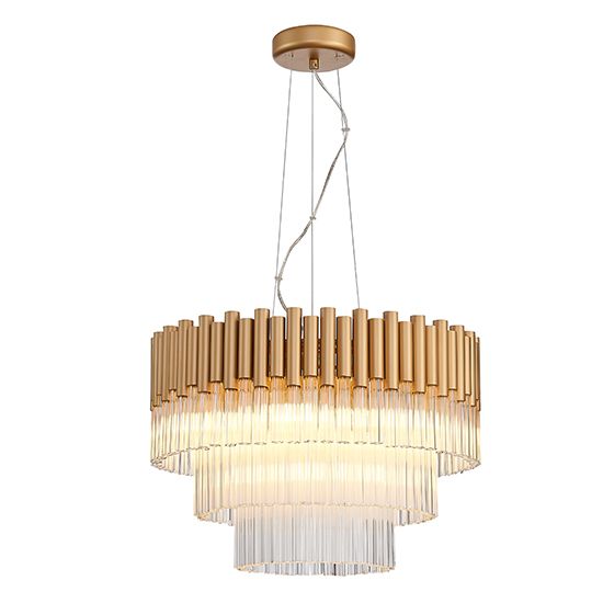 Gold LXHARR050GD7DECO LX-Harrogate 7 Bulb Decorative Ceiling Pendant Light