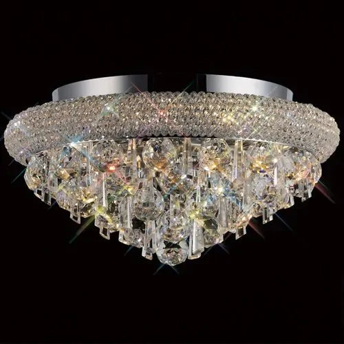 IL31445 Diyas Alexandra Ceiling Lighting, 6 Lights, Polished Chrome.