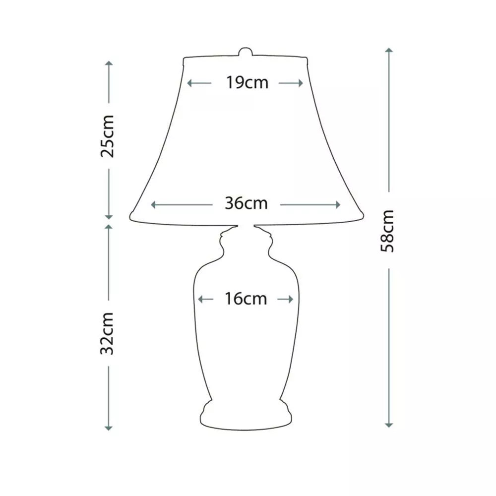 Elstead GOLD-THISTLE-TL Gold Thistle 1 Light Table Lamp
