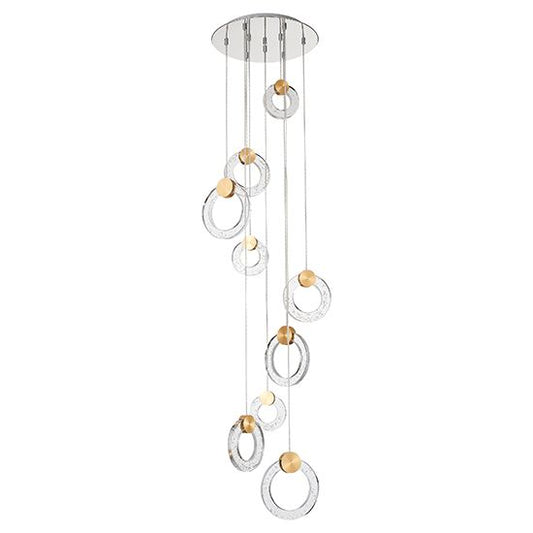 LX-Linton LXLINT041GD9DECO 9-inch sphere-shaped decorative ceiling pendant light
